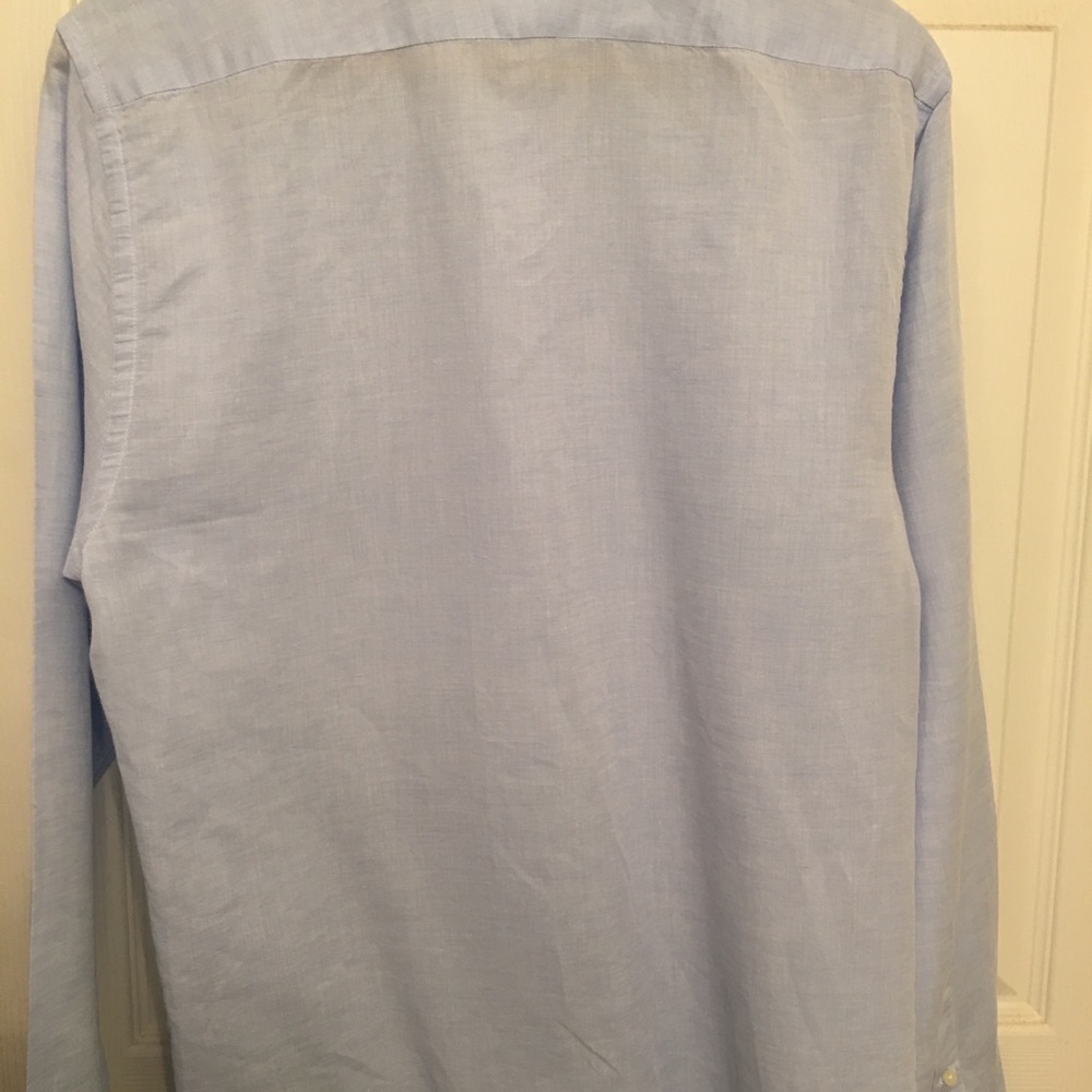 SuitSupply Cotton Linen Extra Slim Shirt - Picture 5 of 8